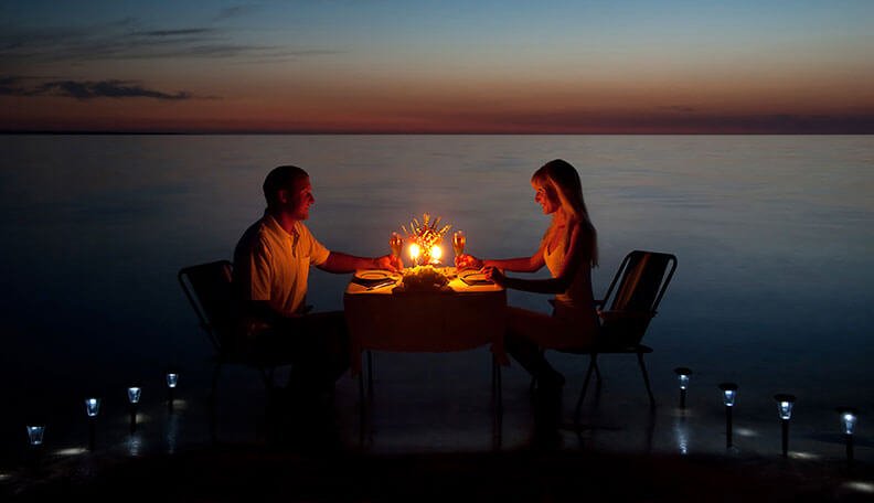 romantic dinner
